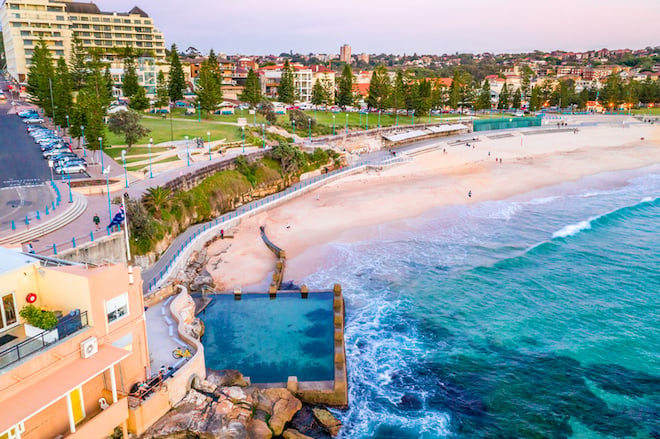 Coogee Beach &agrave; Sydney