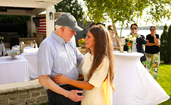 Natalie Kunzler et son grand-p&egrave;re