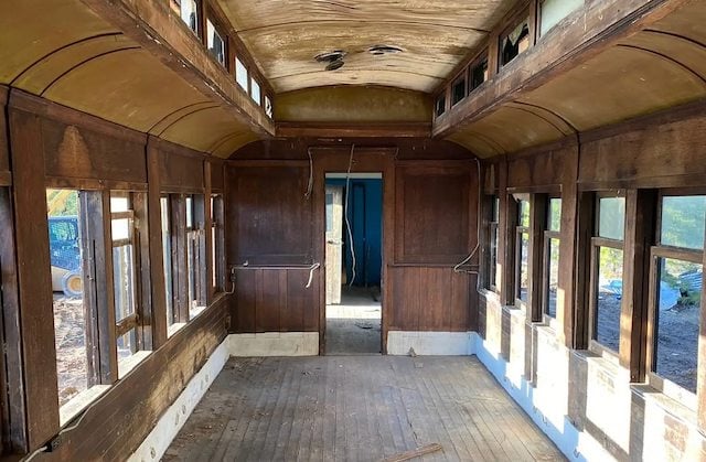 Le wagon avant les travaux de r&eacute;novation