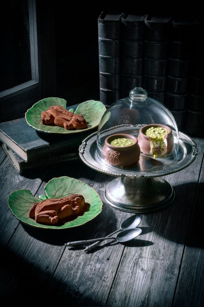 Les chocogrenouilles et chaudrons magiques