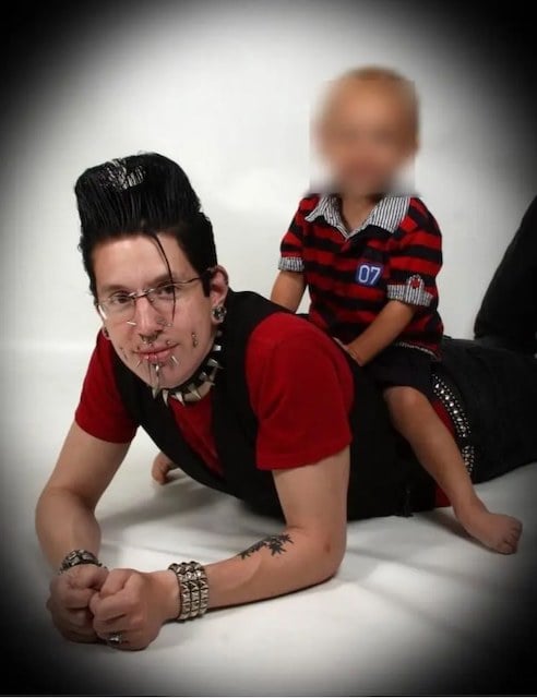 Remy Schofield et son fils