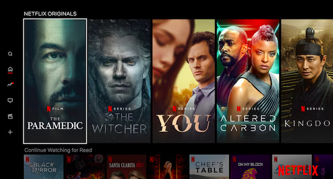 Le catalogue Netflix