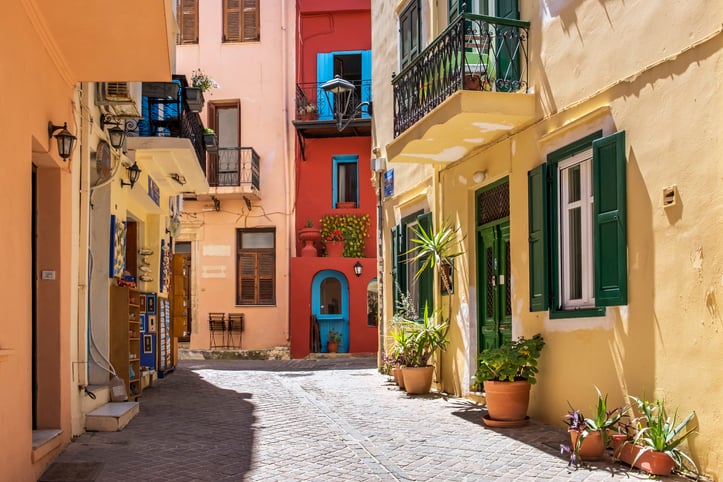 Les ruelles color&eacute;es