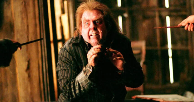 Timothy Spall dans le r&ocirc;le de Peter Pettigrow dans les films Harry Potter