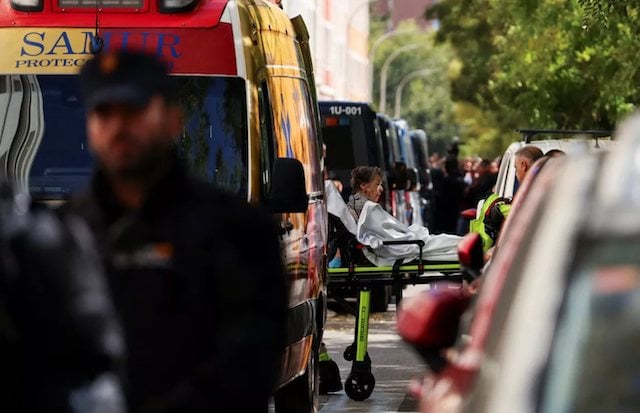 Maricarmen Abascal lors de son expulsion