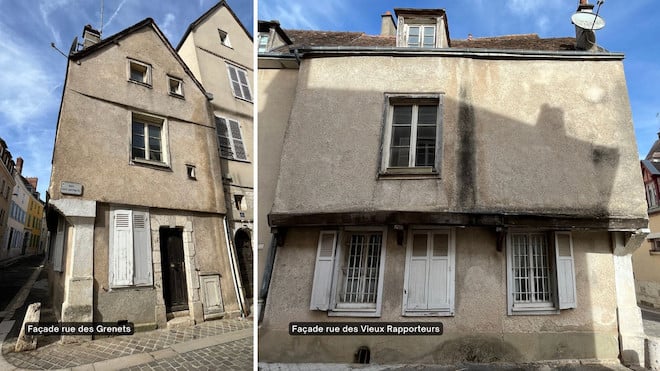 l'immeuble rue des Grenets &agrave; Chartres