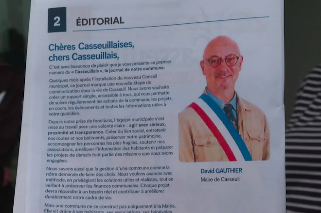L'annonce du maire de Casseuil