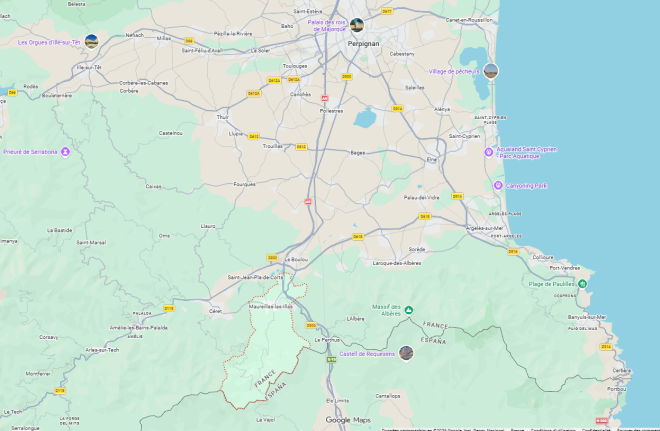 La d&eacute;partementale 13 au sud de la France