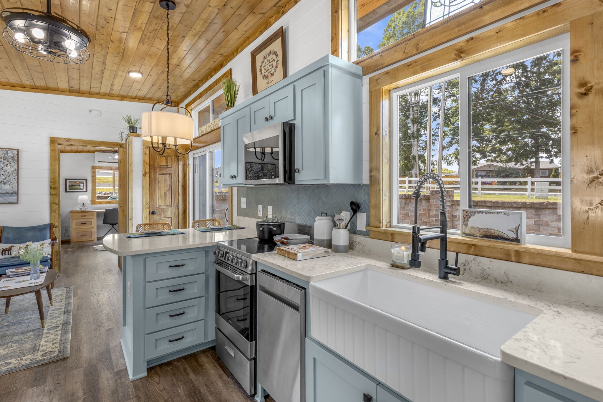 L'int&eacute;rieur de la tiny house