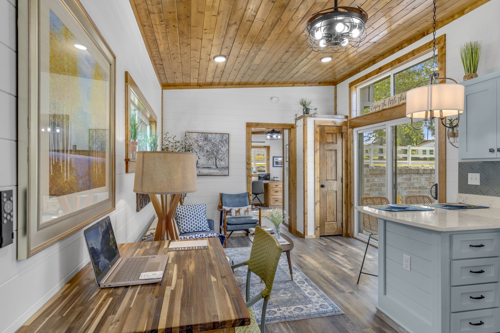 L'intérieur de la tiny house