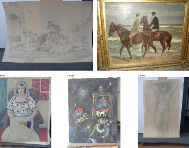Les &oelig;uvres d&rsquo;art d&eacute;couvertes chez  Cornelius Gurlitt 