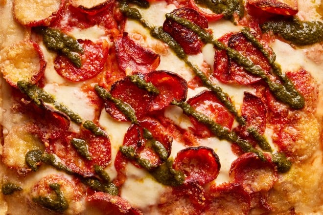 La Pizza Detroit Pepperoni de Volfoni