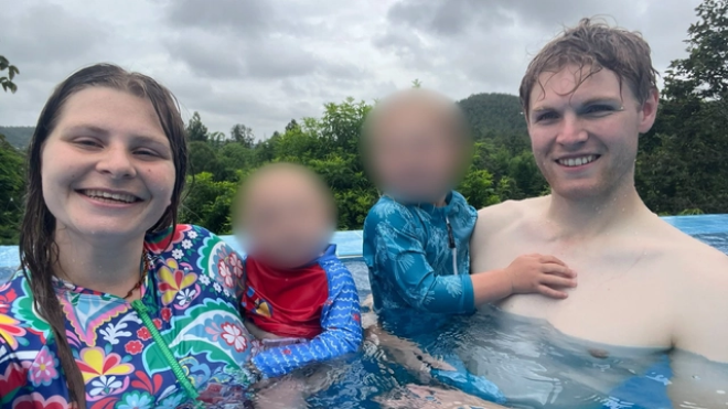 Saskia, Ben et leurs enfants