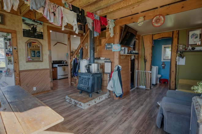 L'int&eacute;rieur de la maison autonome