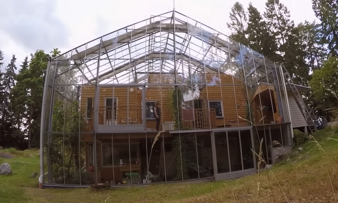 La maison dans la serre
