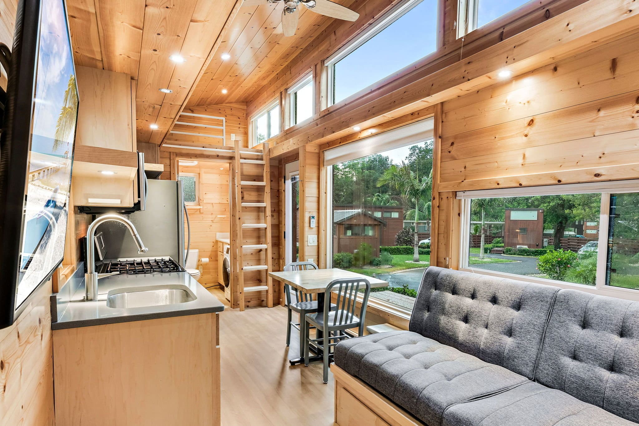 L'int&eacute;rieur d'une tiny house