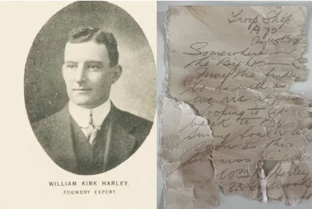 William Kirk Harley / Sa lettre