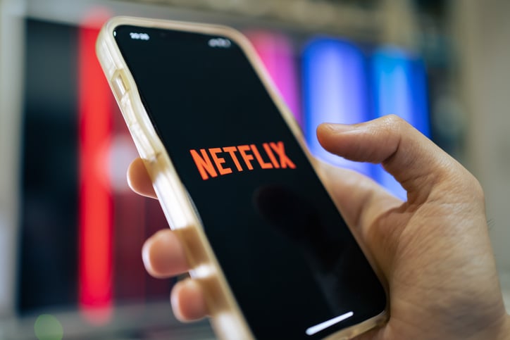 L'application Netflix sur t&eacute;l&eacute;phone