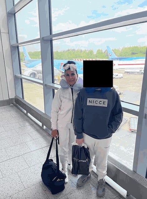 Catherine Wieland lors de son voyage au Mexique 