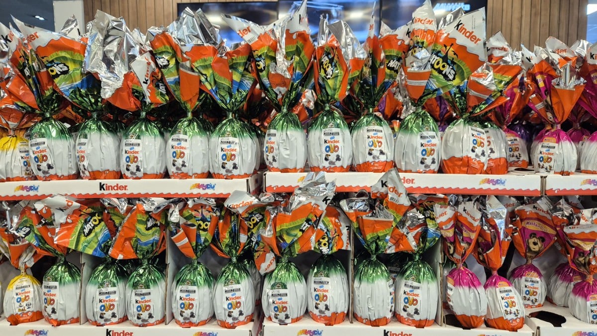 Des oeufs de Pâques Kinder