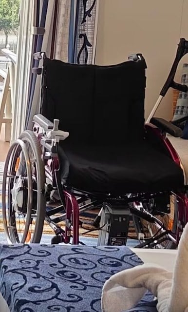 Le fauteuil roulant de Andr&eacute; Pfister