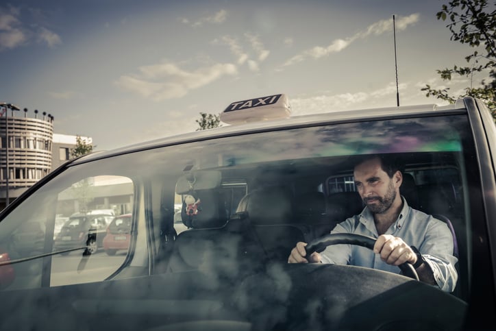 Un chauffeur de taxi