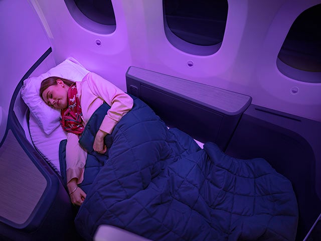 Des avions &eacute;quip&eacute;s de lits superpos&eacute;s