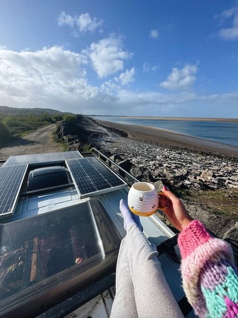 Le van am&eacute;nag&eacute; de Heidi Elliott