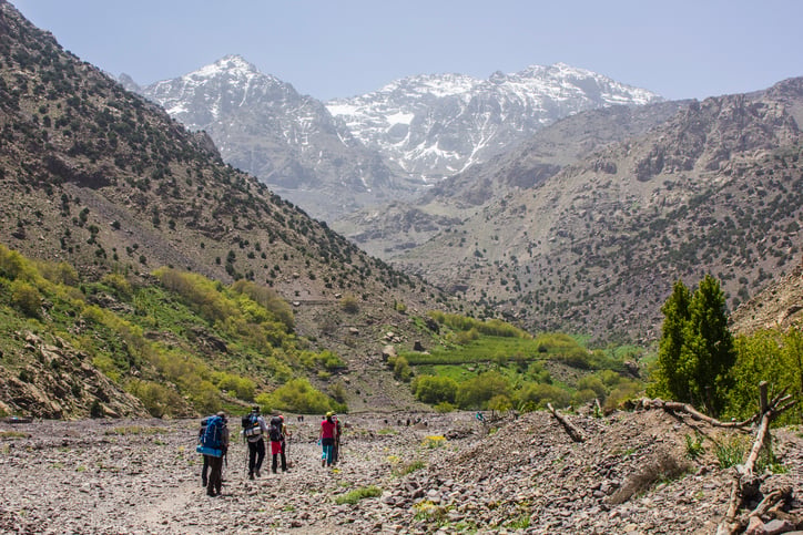 Une randonnée dans la chaîne de l'Atlas