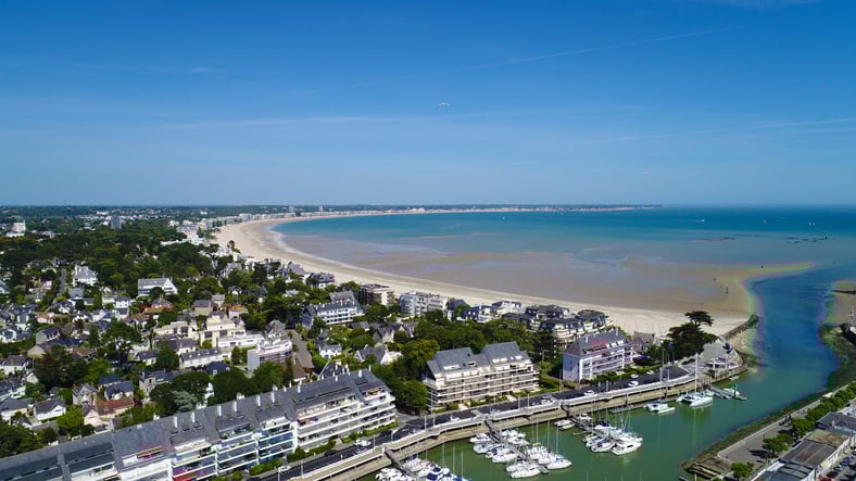 Baie du Pouliguen, &agrave; la Baule (Loire-Atlantique)