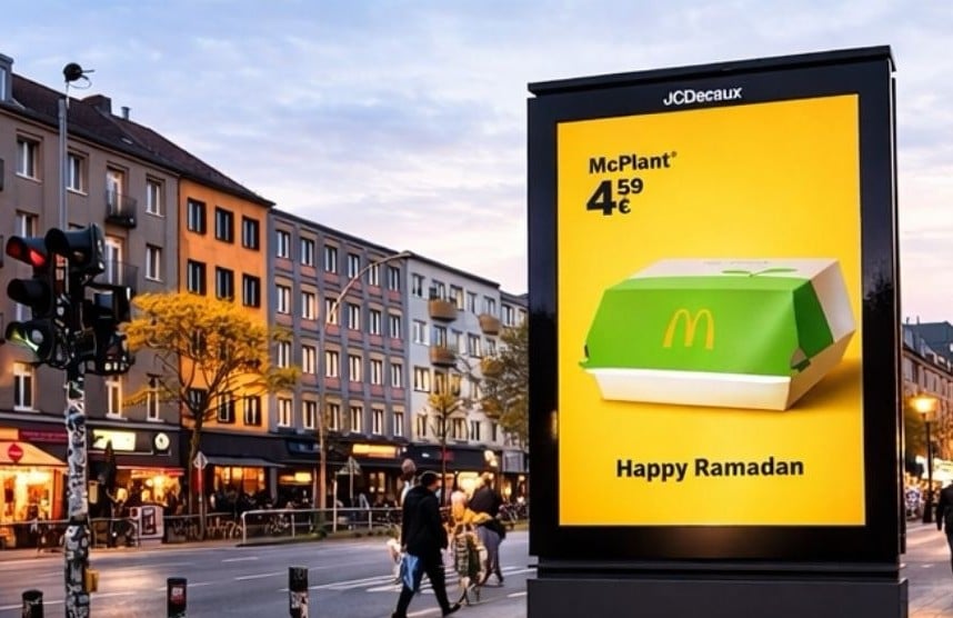 La publicit&eacute; de McDonald's