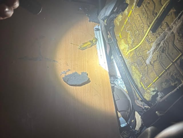 Photo de la voiture &eacute;pave o&ugrave; vivait Blacki