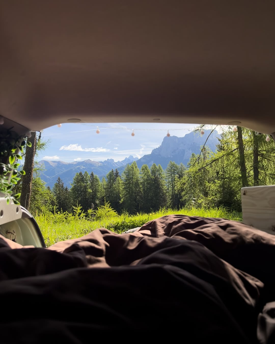 La vue depuis la Twingo