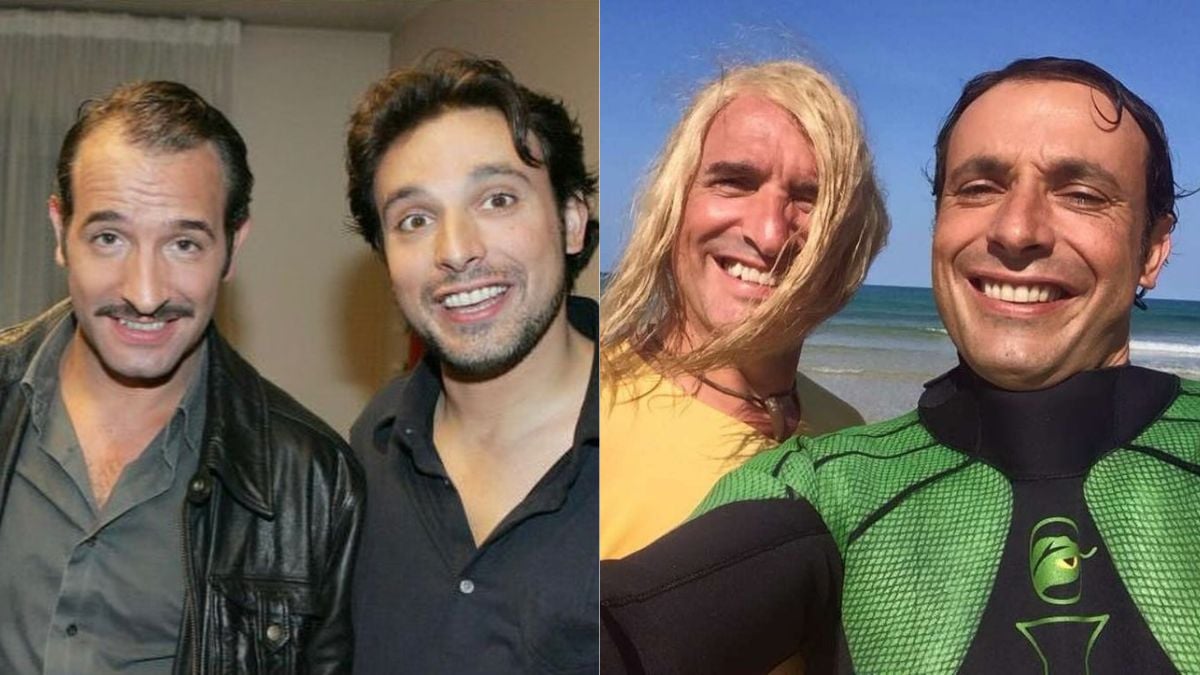 Jean Dujardin et Bruno Salomone 