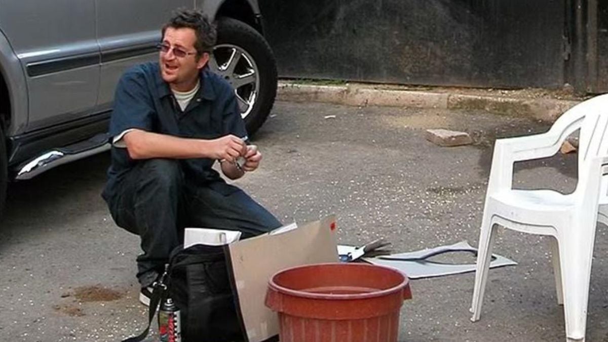 Photo suppos&eacute;e de l'artiste Banksy