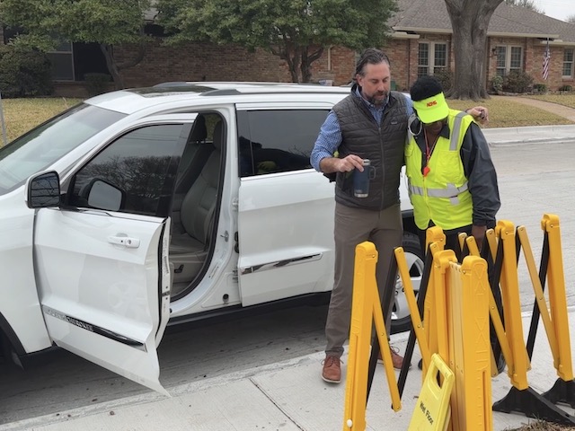 Trecia Crawford  et un papa d'&eacute;l&egrave;ves