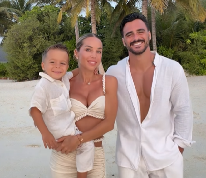 Maddy Burciaga et sa famille &agrave; l'&icirc;le Maurice