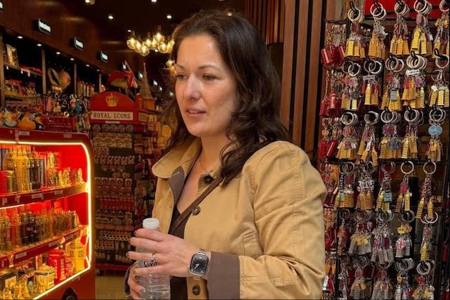 Brittany Balinski et deux de ses enfants 