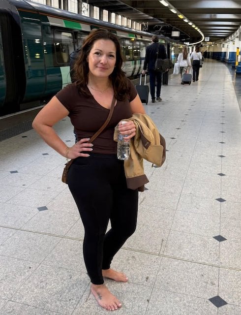 Brittany Balinski et deux de ses enfants 