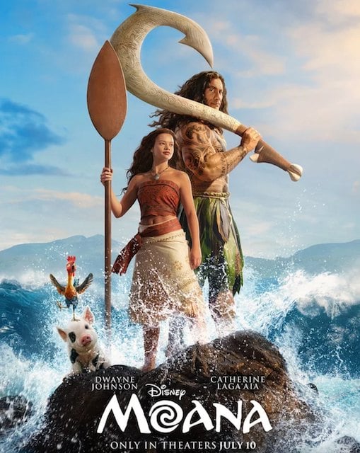 Affiche officielle Vaiana 