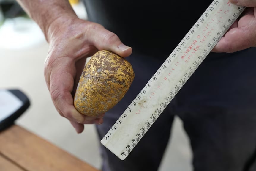 pépite de 1,2 kg trouvée près de Tibooburra, en Australie