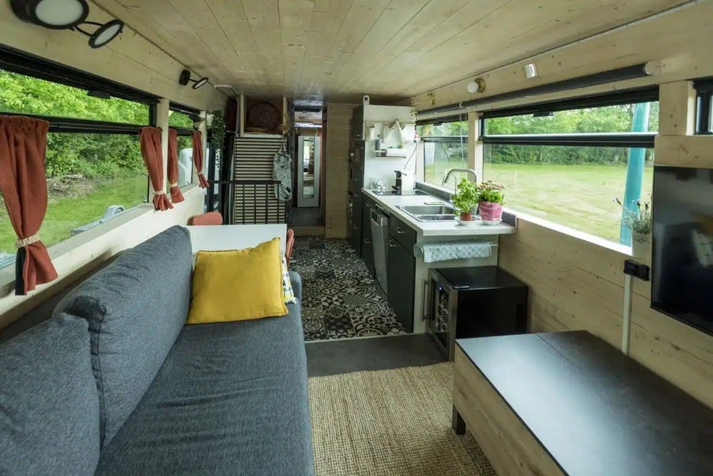 interieur du bus