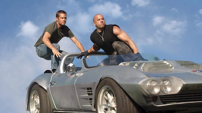 Paul Walker et Vin Diesel dans Fast and Furious