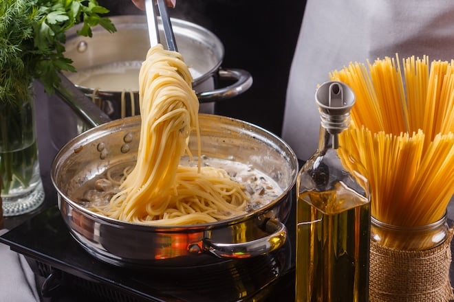 mantecatura : cuire des p&acirc;tes dans une sauce onctueuse