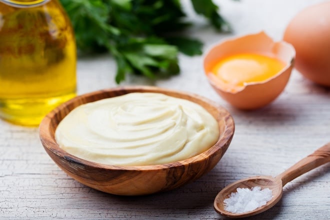 un pot de mayonnaise maison