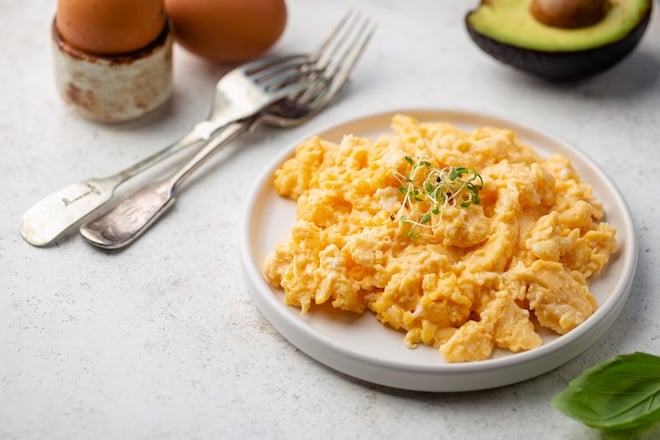 oeufs brouillés