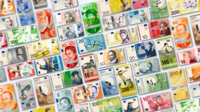 Suggestions de graphisme des billets de banque europ&eacute;ens