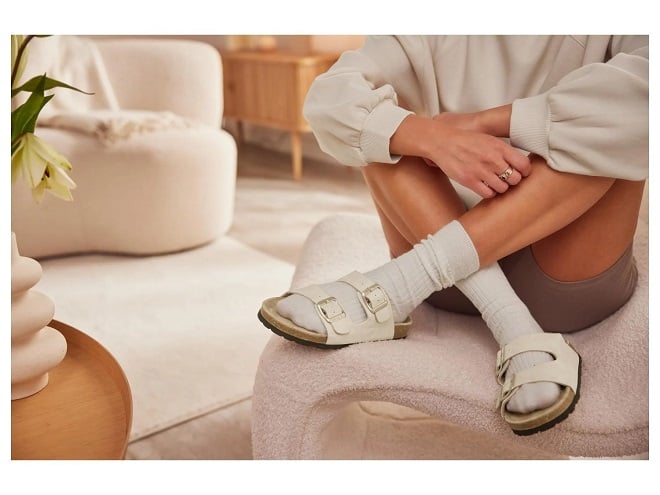 Birkenstock blanches vendues chez Lidl