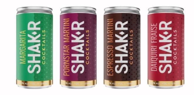 4 canettes de cocktails prêts à boire SHAK.R