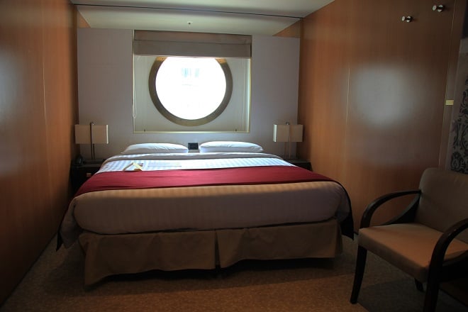 Cabine sur un bateau de croisière